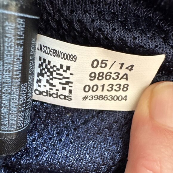 Michigan Alumni Wolverines Adidas Basketball Shorts Navy Mesh Men’s Size Medium - Picture 10 of 11